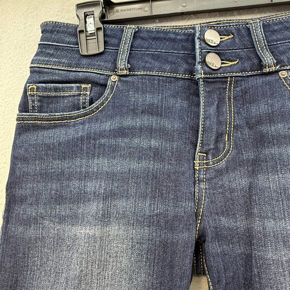 BKE Denim Jeans Women's 27R (4) Dark Blue Stella Mid-Rise Skinny Preppy EUC - Picture 4 of 13